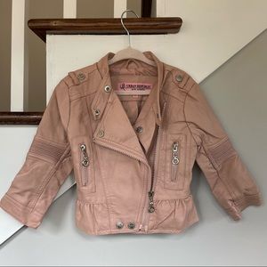 [Urban Republic] Girls Pink Biker Jacket